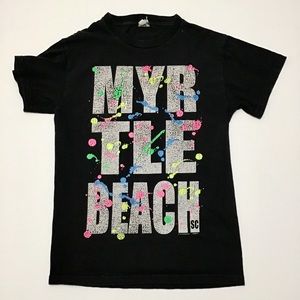 Vintage 90s Myrtle Beach Graphic Tee S